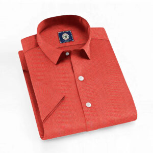 LB Sport Men’s Regular Fit Casual Short Sleeve Check Shirt
