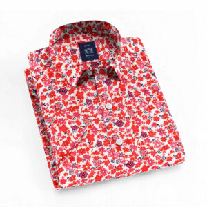 Envoy Sport Floral Tailor Fit Long Sleeve Men's Casual Shirt