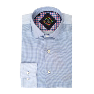 FH Floral Slim Fit Long Sleeve Men's Casual Shirt