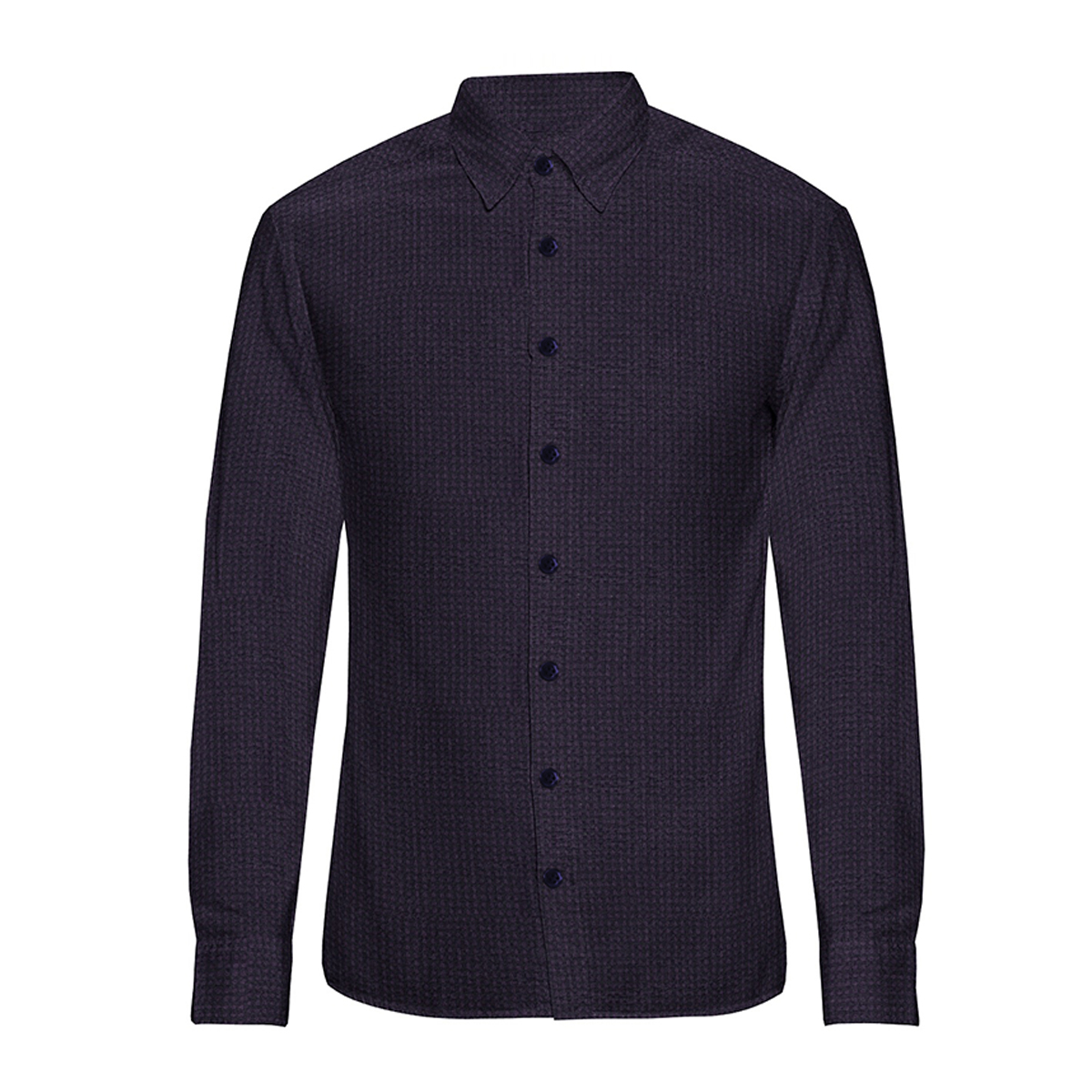 LB Fashion Men's Slim Fit Casual Long Sleeve Shirt - Image 2