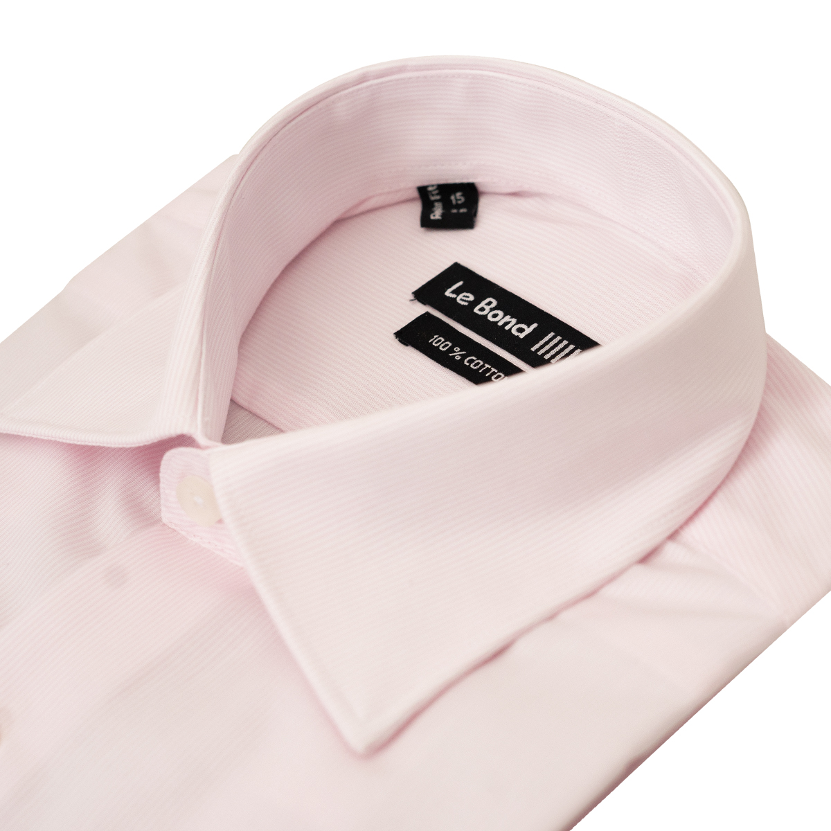 Le Bond Gold Line Purple Men’s Tailor Fit Long Sleeve Shirt - Image 2