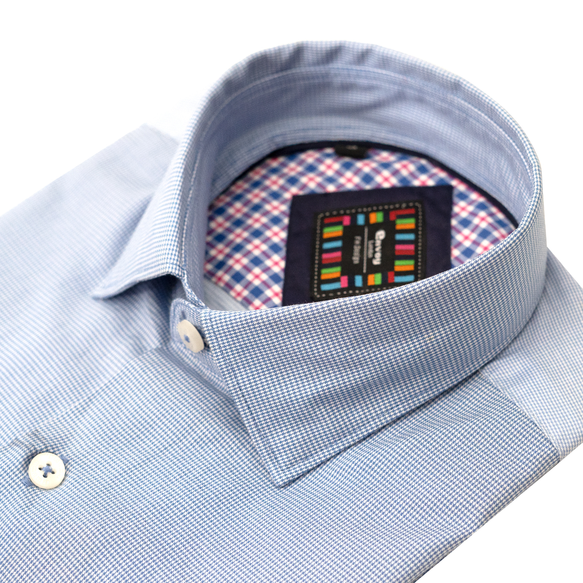 FH Floral Slim Fit Long Sleeve Men's Casual Shirt - Image 2