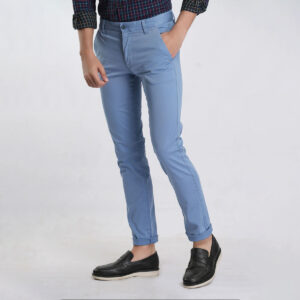 Envoy Sport Men’s Slim Fit Casual Light Blue Trouser