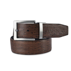 Envoy Men’s Full-grain Leather Formal Black/Brown Double Side Belt