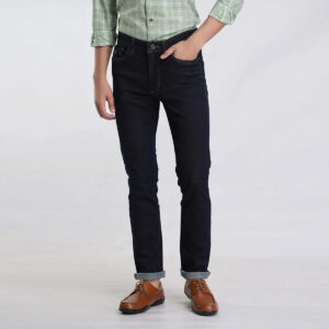 LB Sport Men’s Dark Blue Regular Fit Denim