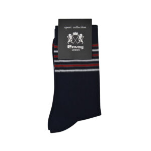 Envoy Sport Men’s Crew Length Casual Socks-DarkBlue