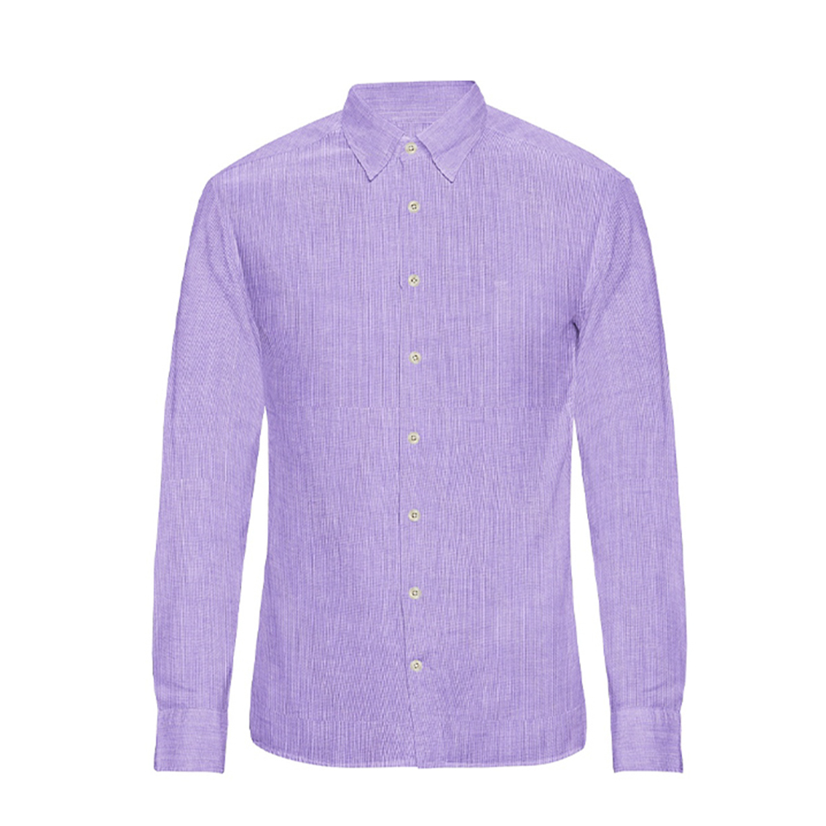 Le Bond Designer Wear Elegance Purple Regular Fit Formal Filafil Shirt - Image 2