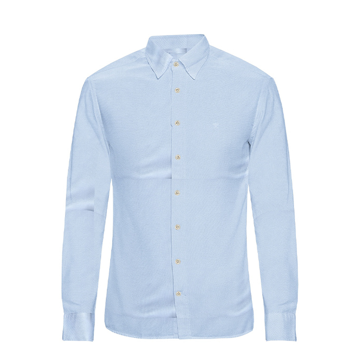 Le Bond Designer Wear Blue Regular Fit Long Sleeve Men’s Shirt - Image 2