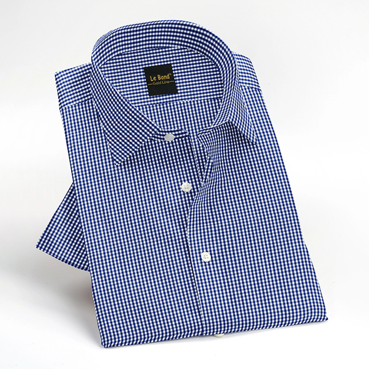 Le Bond Gold Line Tailor Fit Long Sleeve Men’s Shirt - Image 3