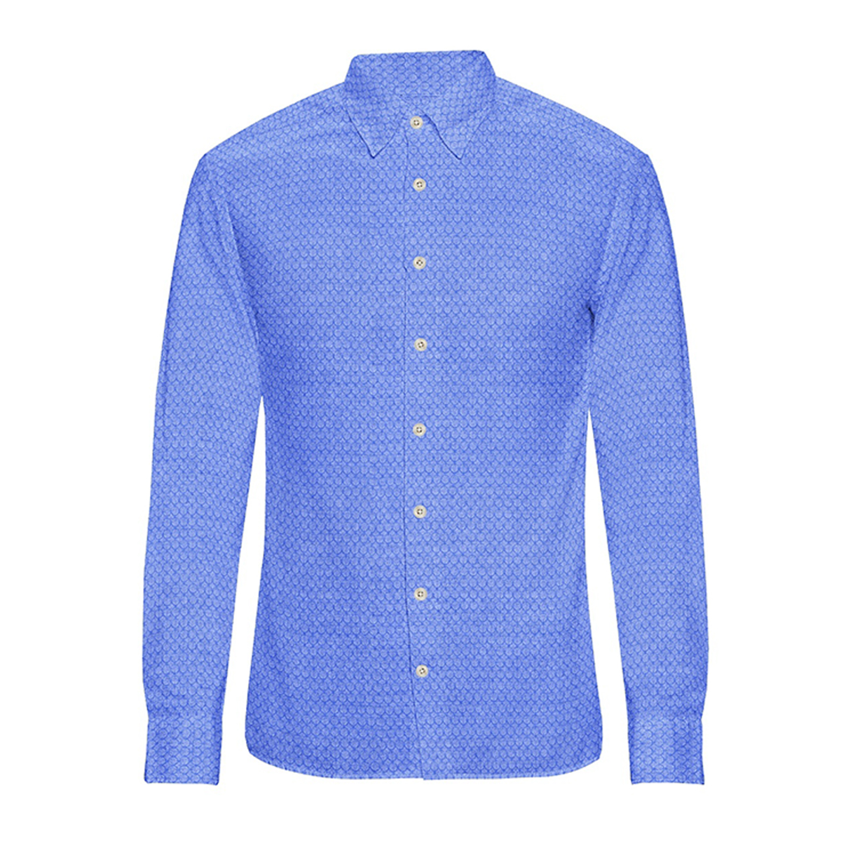 Le Bond Purple Club Men’s Slim Fit Long Sleeve Shirt - Image 2