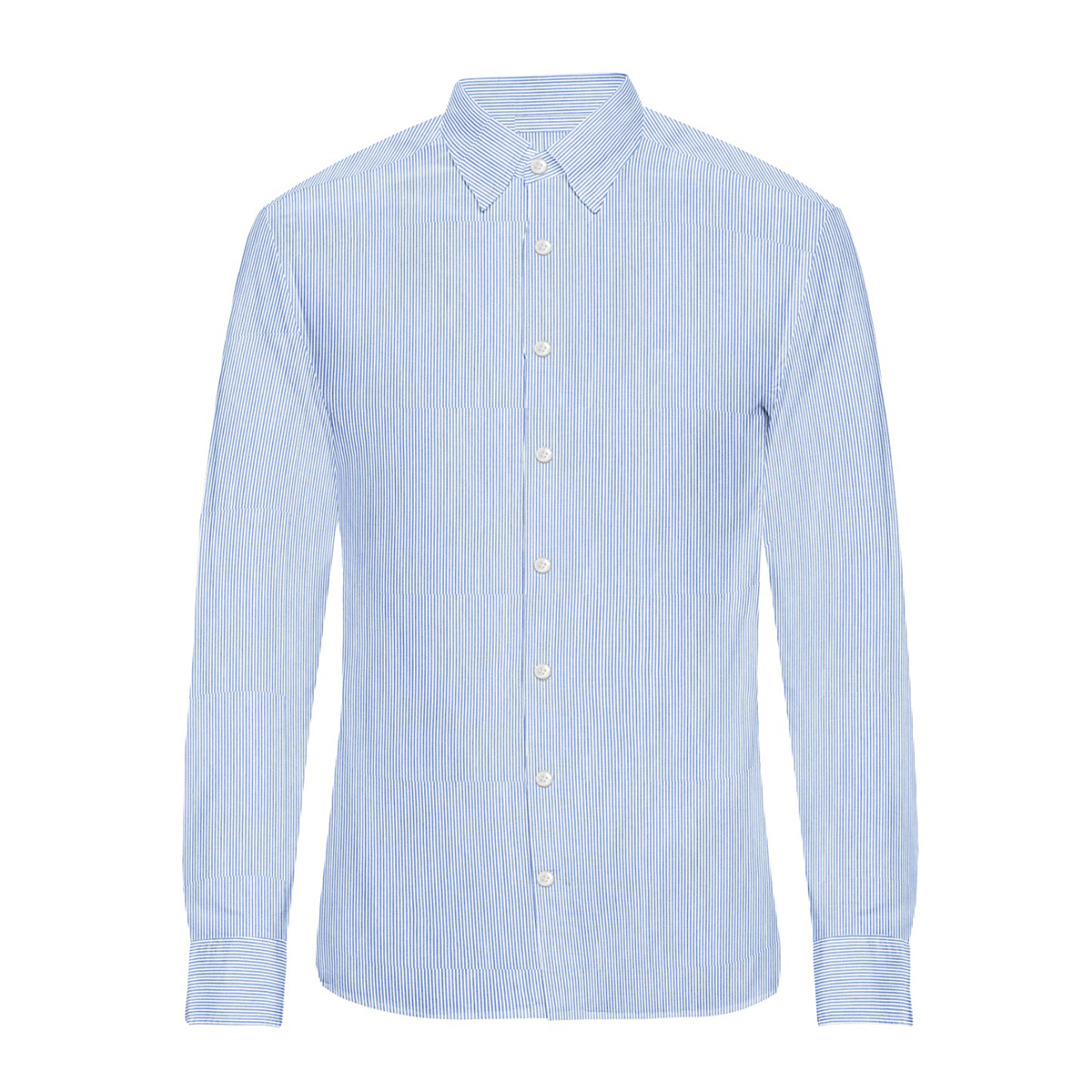 Le Bond Purple Club Blue Men’s Slim Fit Formal Wear Long Sleeve Shirt - Image 2