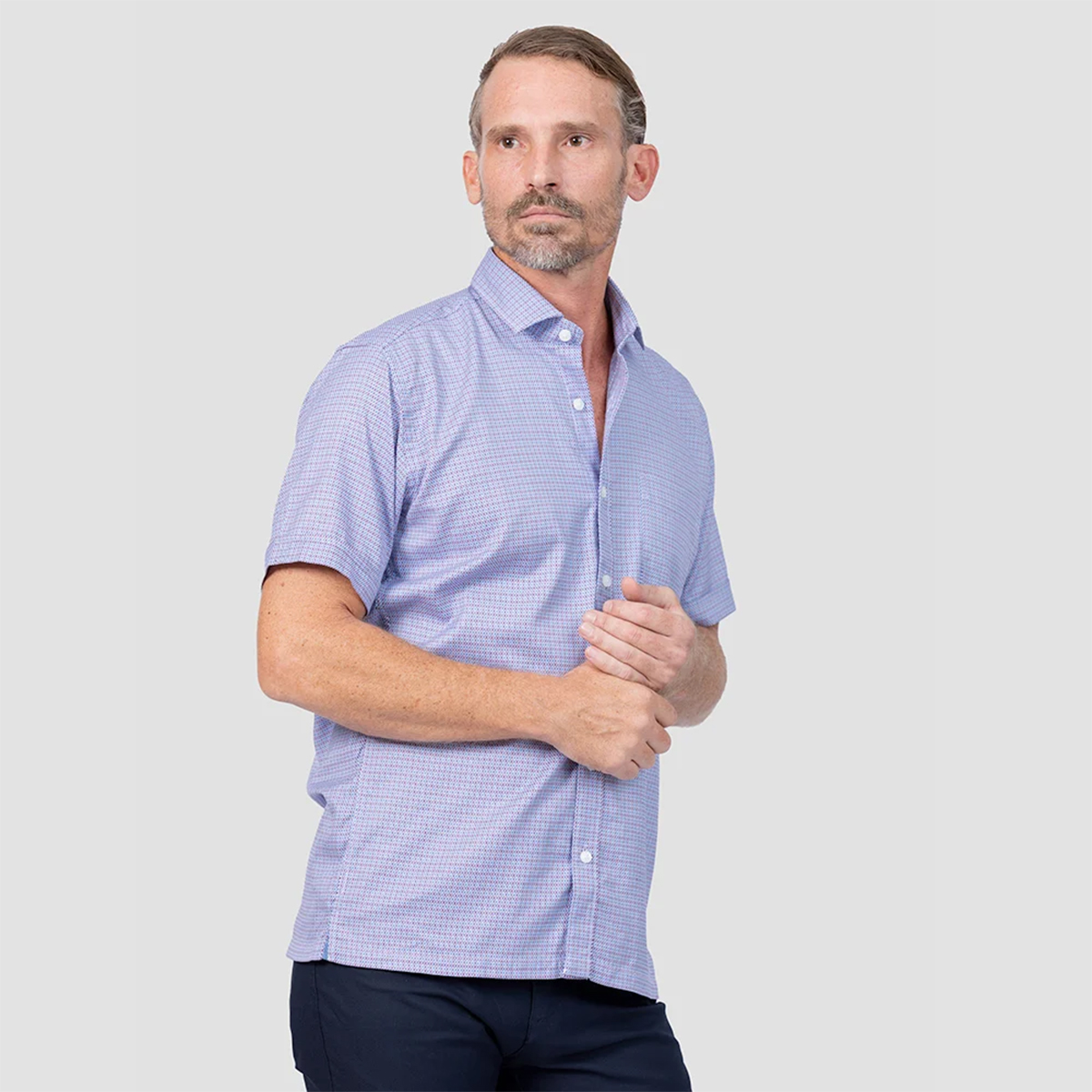 Envoy Sport Men’s Casual Regular Fit Shirt Short Sleeve
