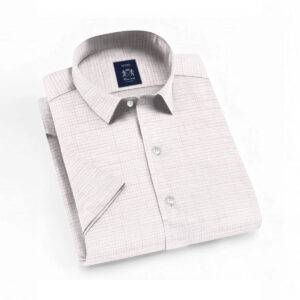 Envoy Sport Light Pink Tailor-Fit Short Sleeve Men’s Shirt