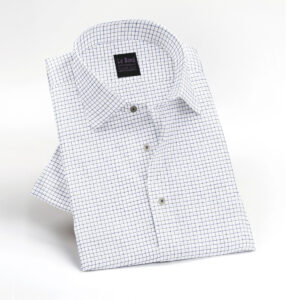 Le Bond Purple Club Blue Slim Fit Long Sleeve Men’s Shirt