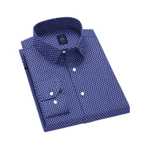 Envoy Sport Dark Blue Slim Fit Long Sleeve Men’s Shirt
