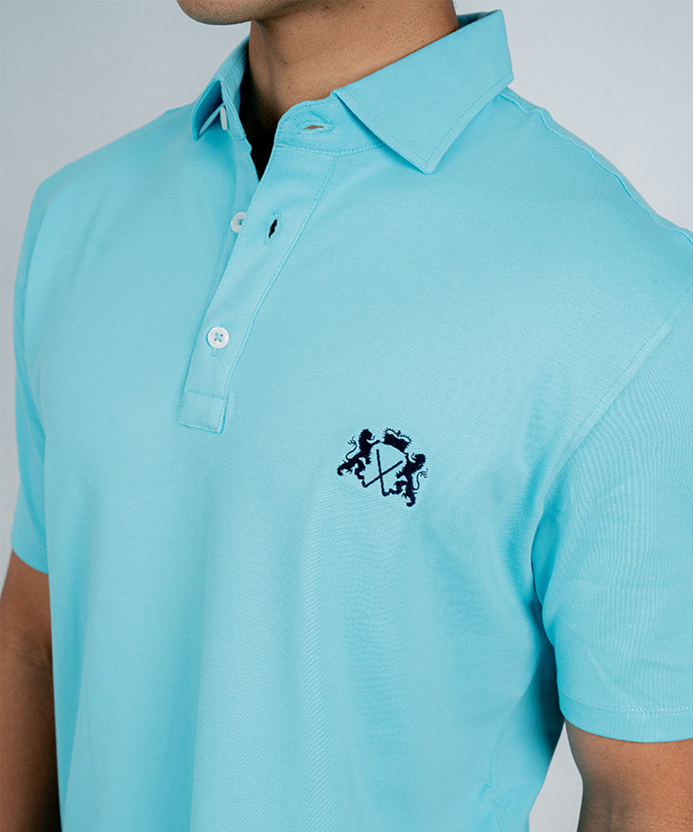 Envoy Sport Men’s Light Blue Regular Fit T-Shirt - Image 3