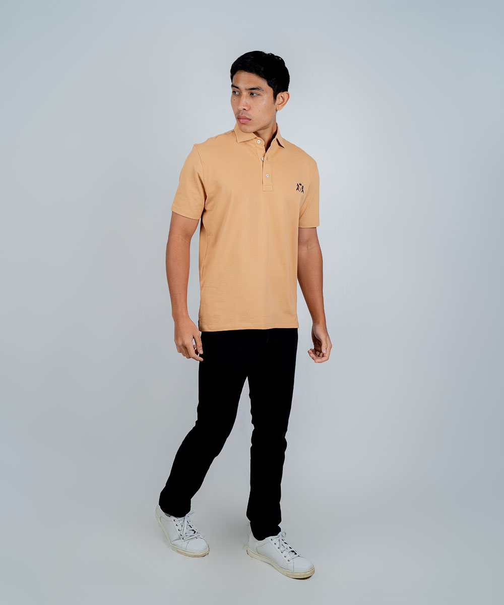Envoy Sport Men’s Beige Regular Fit T-Shirt - Image 3