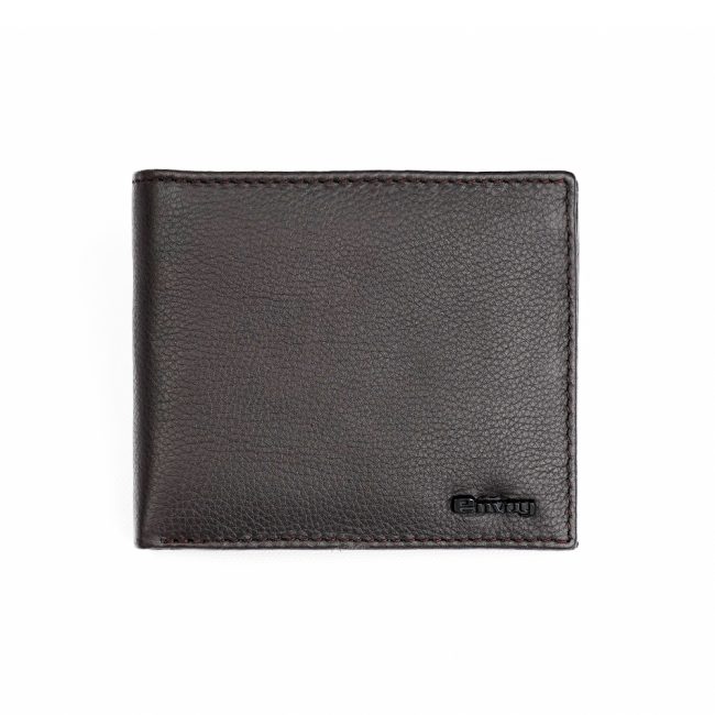 Envoy Classic Coffee Brown Full-Grain Leather Wallet