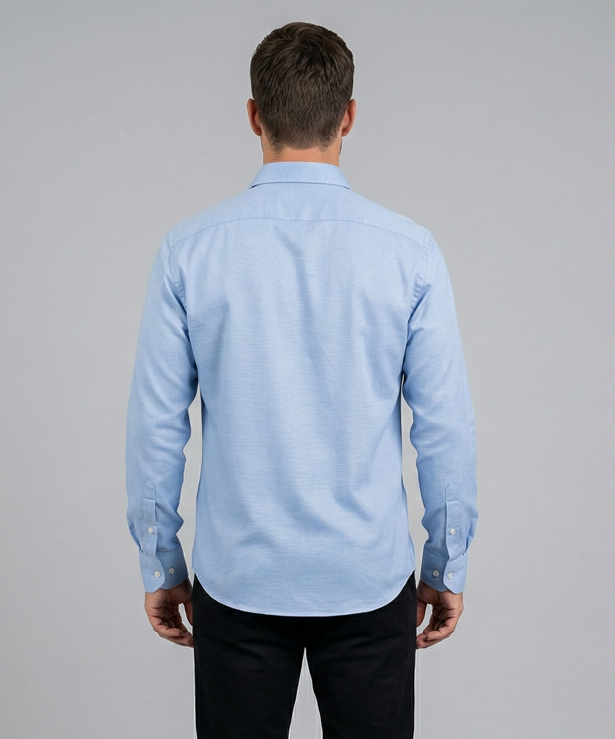 Envoy Sport Men’s Blue Tailor Fit Shirt - Image 3