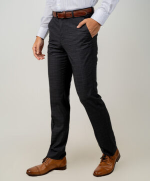 Envoy Classic Men’s Slim Fit Charcole Grey Formal Trouser