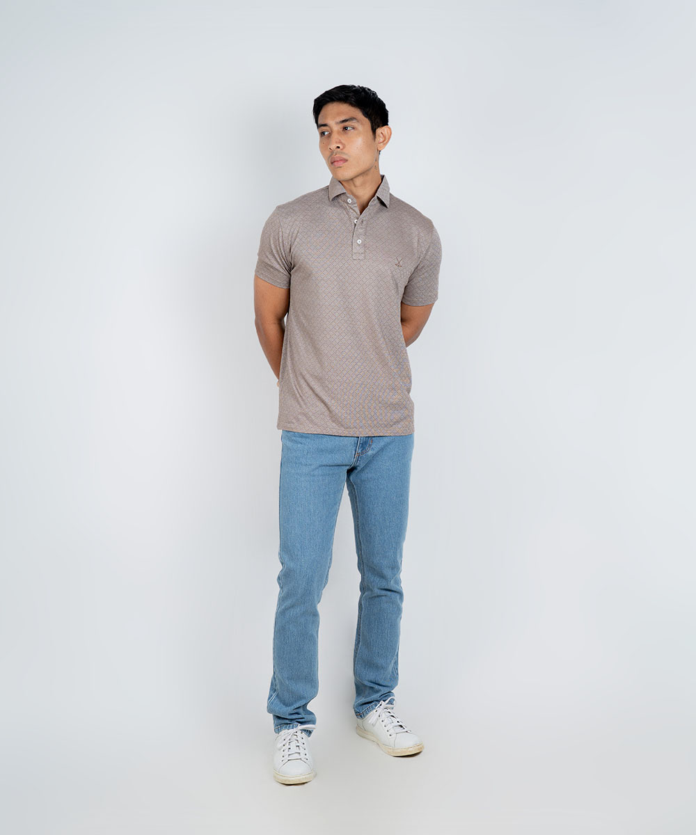 Envoy Sport Men's Brown Regular Fit T-Shirt - Image 3