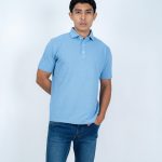 Envoy Sport Men’s Blue Regular Fit T-Shirt - Image 2