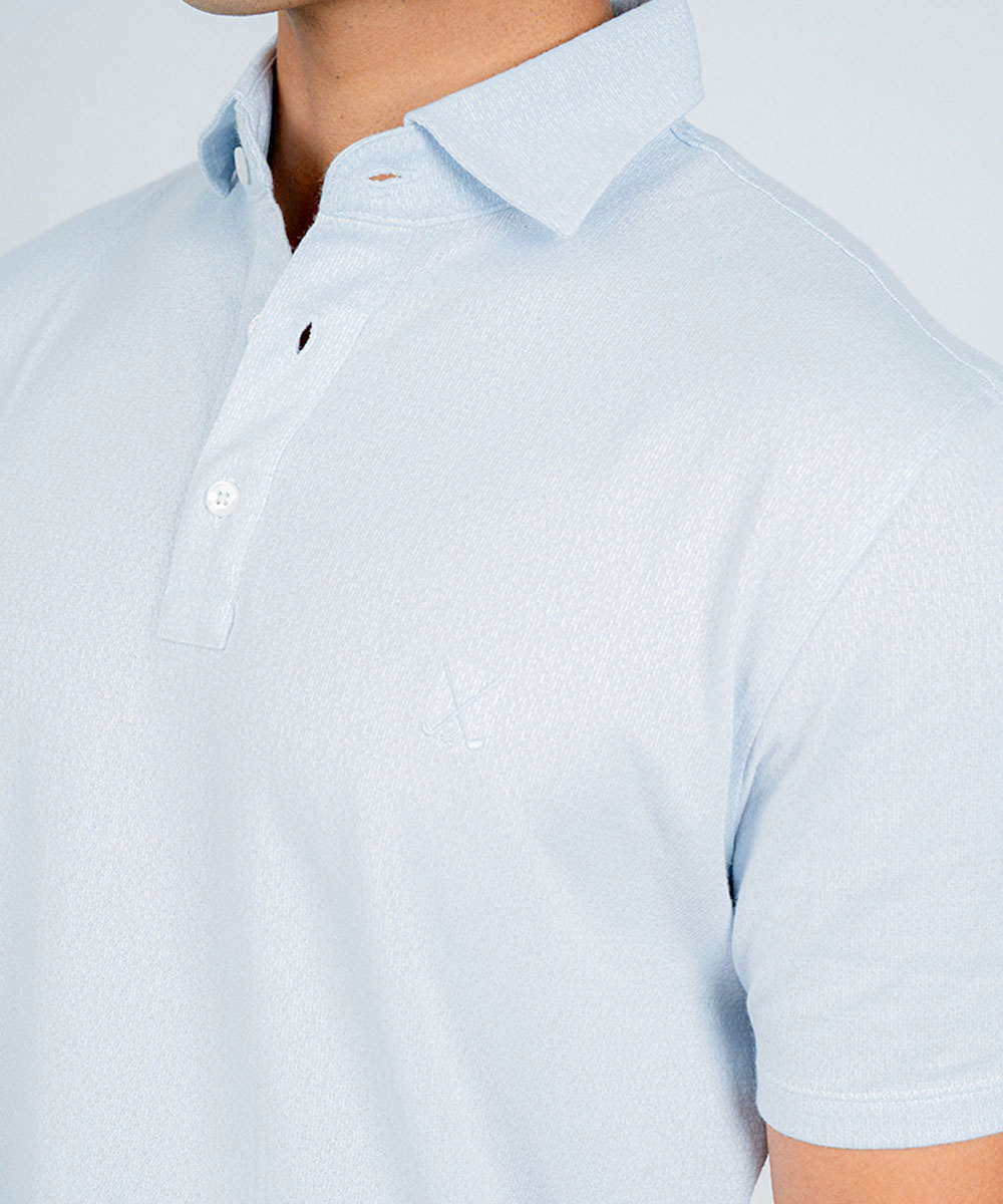 Envoy Sport Men’s Light Blue Regular Fit T-Shirt - Image 4