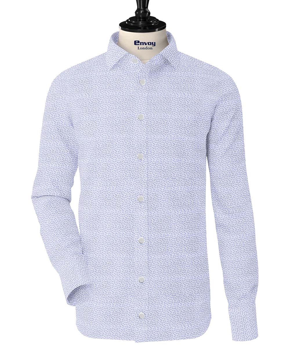 Envoy Classic Minimal Grey Cotton Print