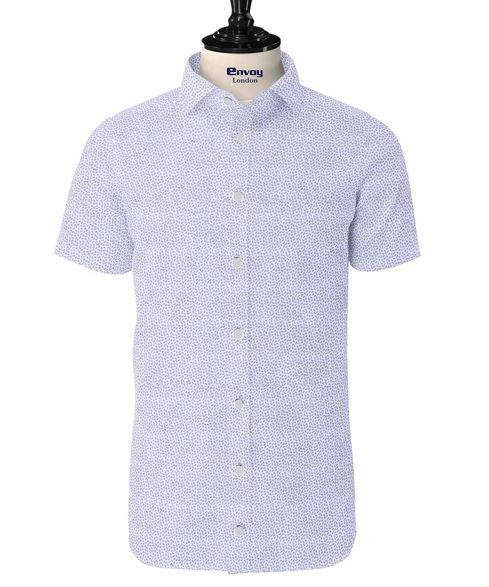 Envoy Classic Minimal Grey Cotton Print - Image 2