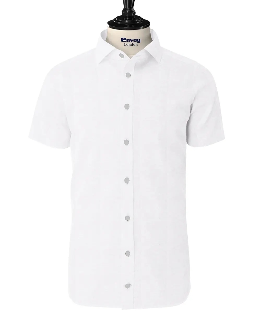 Envoy Classic White Plain Cotton Fabric - Image 2
