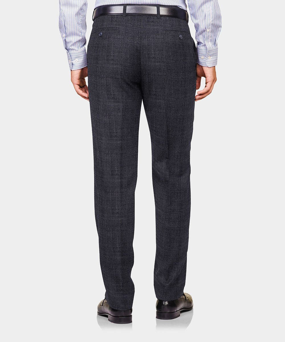 Mid Grey Plain Wool/Poly Trouser Fabric - Image 2