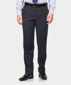 Mid Grey Plain Wool/Poly Trouser Fabric