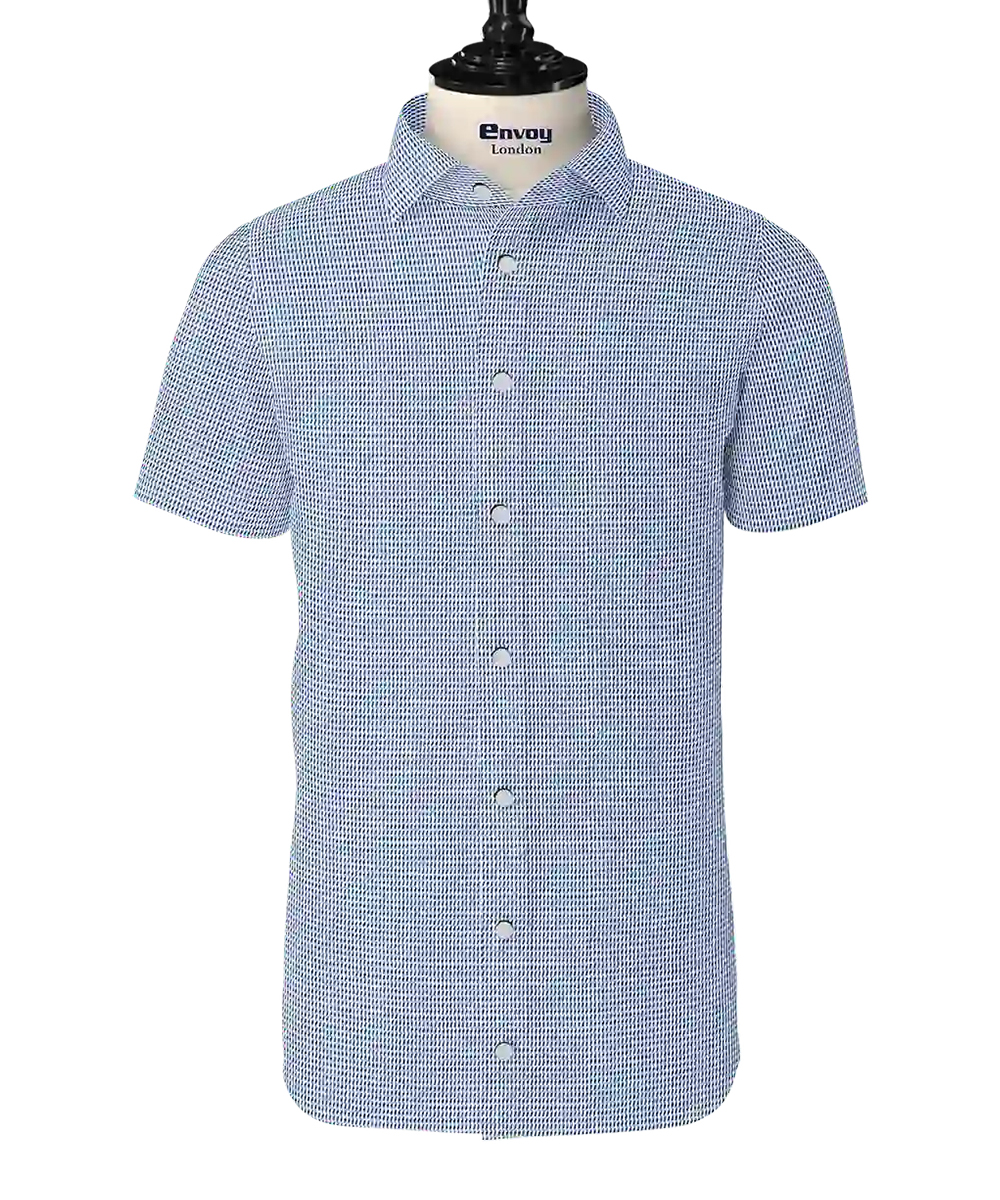 Blue/White Textured - Image 2
