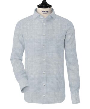 Sophisticated Grey Plain Cotton Shirt