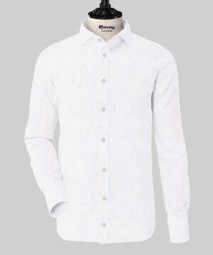 White Plain Shirting - Envoy Premium