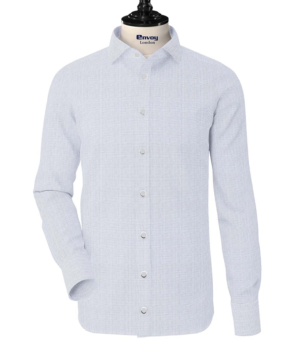 Blue Stripes Shirting - Envoy Premium