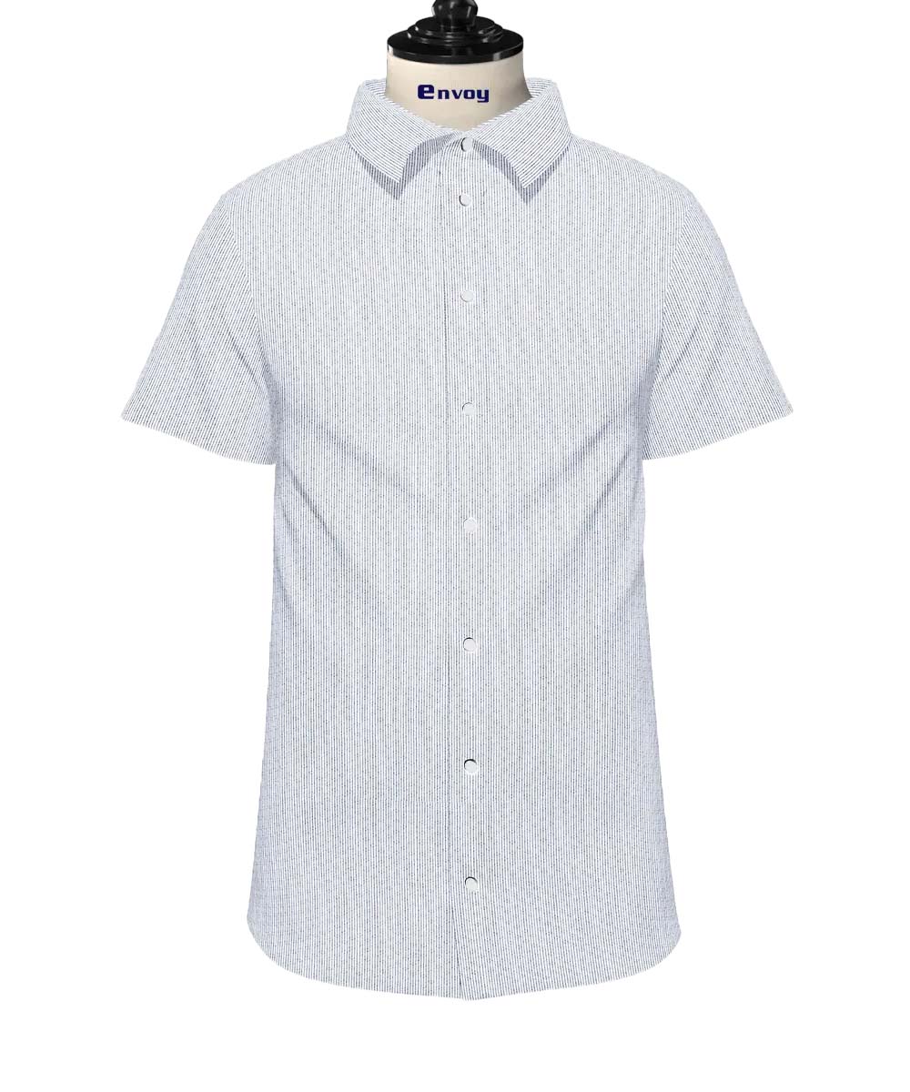 White & Blue Stripes - Image 2
