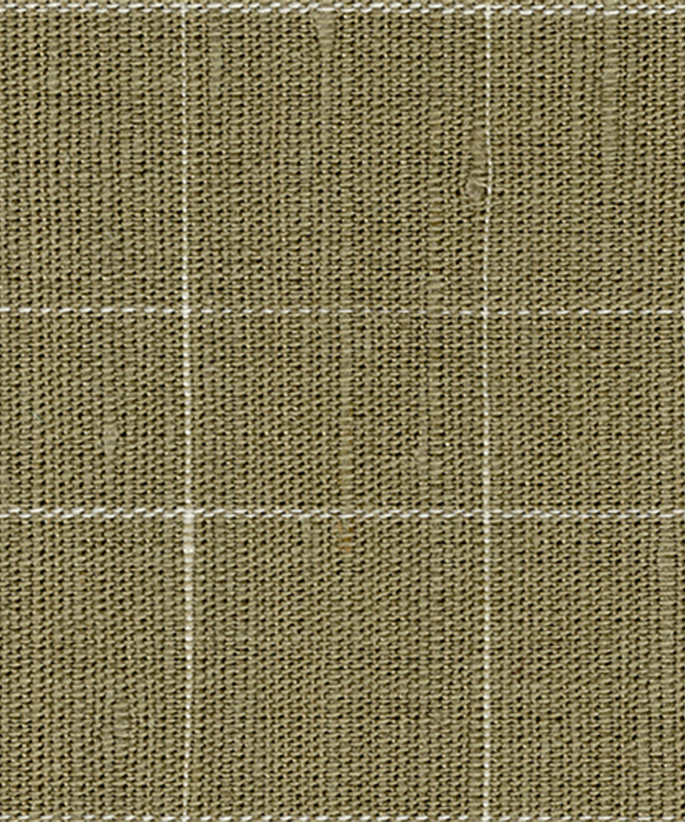 Envoy Linen Earth Brown Checked Linen Blend - Image 3