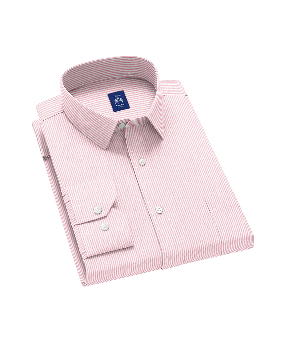 Envoy Classic Men’s Pink Formal Wear Regular Fit Shirt - Image 2