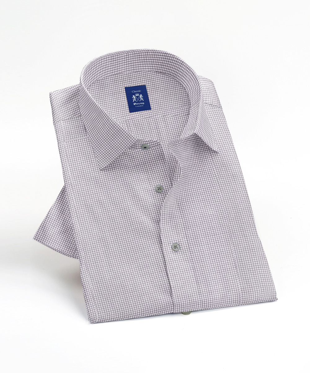 Envoy Classic Men’s Grey Formal Wear Regular Fit Shirt - Image 3